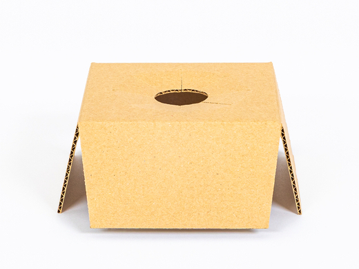 Wkładka do kartonu na małe rośliny fi 100mm 145x145x76mm 3W B 380g/m2 Szary Komplet 10 szt.