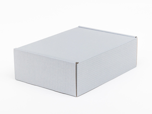Srebrny karton fasonowy 360x260x110mm 3W B 390g/m2 Komplet 10 szt.