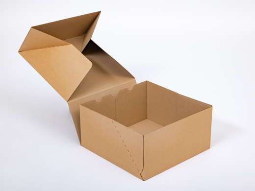 Karton fasonowy 300x300x150mm 3W E 370g/m2 Szary Paczka 120 szt.