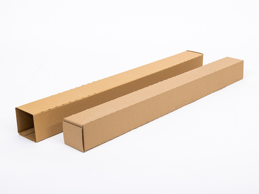 Tuba tekturowa teleskopowa z paskiem klejowym 100x100x(1000-2000)mm 3W B 440g/m2 Szara Paleta 1300 szt.
