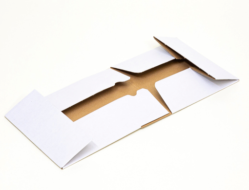 Karton fasonowy 200x200x80mm 3W E 350g/m2 Biały Paleta 2100 szt.