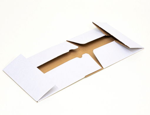 Karton fasonowy 200x200x80mm 3W E 350g/m2 Biały Zestaw palet 6300 szt.