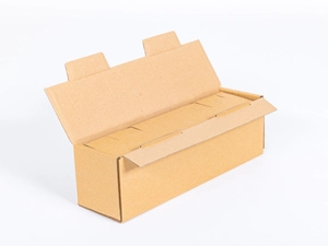 Karton na 1 butelkę wina z wkładką 405x107x124mm 5W EB 580g/m2 Szary FSC Mix Paczka 60 szt.