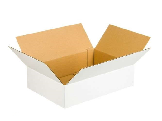 Karton klapowy 350x250x80mm 3W B 360g/m2 Biały Zestaw palet 20400 szt.