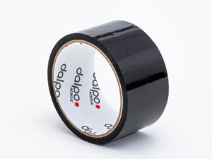 Taśma akrylowa czarna 48mm/50m DALPO Komplet 6 szt.