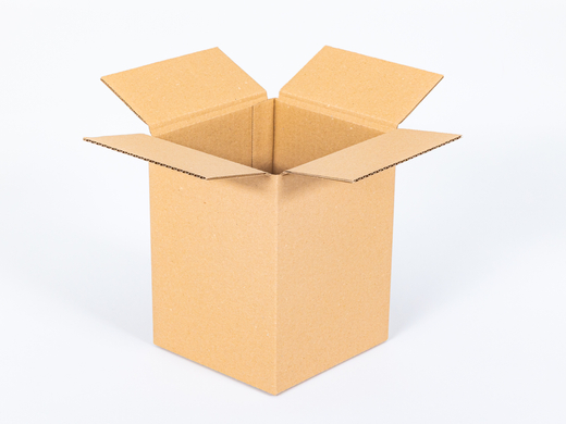 Karton klapowy 150x150x200mm wew. 3W B 320g/m2 Szary Zestaw palet 8160 szt.