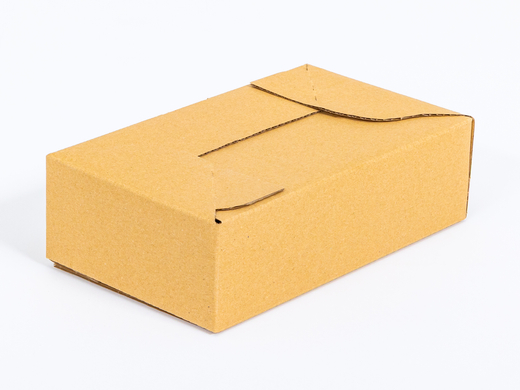 Karton fasonowy z paskiem klejowym i tasiemką zrywającą 250x150x80mm 3W B 320g/m2 Szary Paleta 2640 szt.