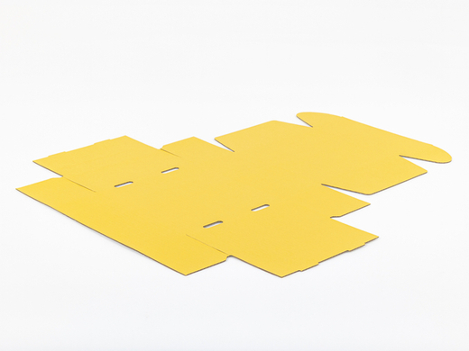 Żółty karton fasonowy 250x230x100mm 3W B 390g/m2 Komplet 10 szt.