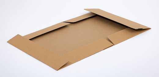 Karton fasonowy z paskiem klejowym i tasiemką zrywającą 400x300x80mm 3W E 340g/m2 Szary Komplet 20 szt.