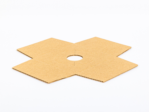 Wkładka do kartonu na małe rośliny fi 110mm 145x145x76mm 3W B 380g/m2 Szary Komplet 10 szt.