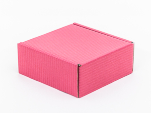 Malinowo-różowy karton fasonowy 200x200x80mm 3W B 390g/m2 Komplet 1...