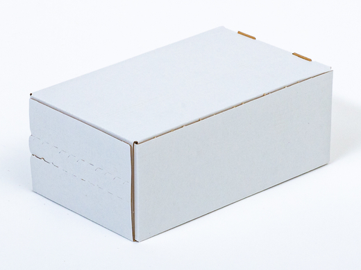 Karton fasonowy z paskiem klejowym i tasiemką zrywającą 200x120x80mm 3W E 350g/m2 Biały Paleta 5760 szt.