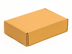 Karton fasonowy z paskiem klejowym i tasiemką zrywającą 200x120x80mm 3W B 380g/m2 Szary Zestaw palet 8400 szt.