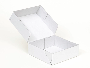 Karton fasonowy 200x200x80mm 3W E 420g/m2 Biały-Biały Komplet 20 szt.