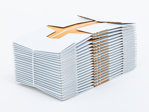 Karton fasonowy 160x120x60mm wew. 3W E 370g/m2 Biały Zestaw palet 16800 szt.