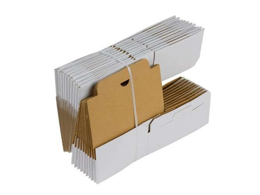 Karton fasonowy 180x100x70mm 3W E 410g/m2 Biały Paleta 4480 szt.