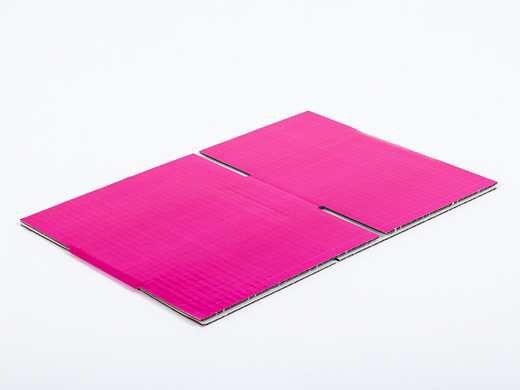 Różowy karton klapowy 200x150x100mm 3W B 405g/m2 Komplet 20 szt.