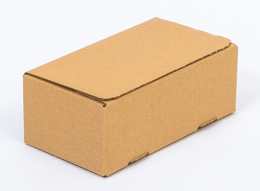 Karton fasonowy z paskiem klejowym 260x200x160mm 3W B 360g/m2 Szary Paczka 105 szt.