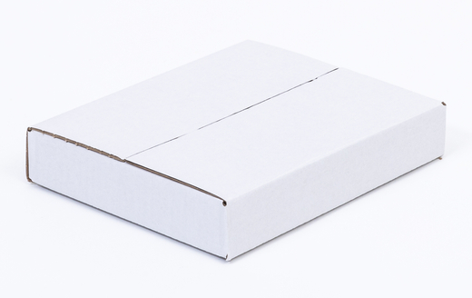 Karton klapowy 250x200x50mm 3W B 360g/m2 Biały Paczka 360 szt.