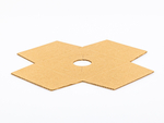 Wkładka do kartonu na małe rośliny fi 100mm 145x145x76mm 3W B 380g/m2 Szary Komplet 10 szt.