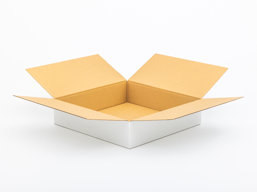 Karton klapowy 400x400x100mm 3W B 360g/m2 Biały Komplet 20 szt.