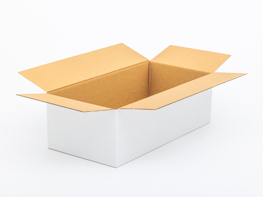 Karton klapowy 600x300x200mm 3W B 410g/m2 Biały Zestaw palet 2040 szt.