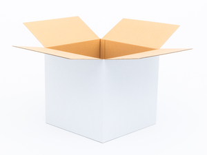 Karton klapowy 400x400x400mm 3W B 440g/m2 Biały Komplet 10 szt.