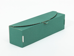 Zielony karton ozdobny na 1 butelkę wina 318x85x87mm 3W B 390g/m² Paleta 1200 szt.