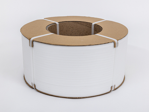 Taśma spinająca pp polipropylenowa 8mm x 0,5mm x 4000m Biała Paleta 20 szt.