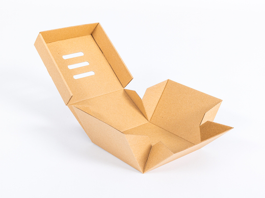 Opakowanie na burgera, pudełko 150x150x100 mm 3W E 380g/m² Szary Komplet 10 szt.