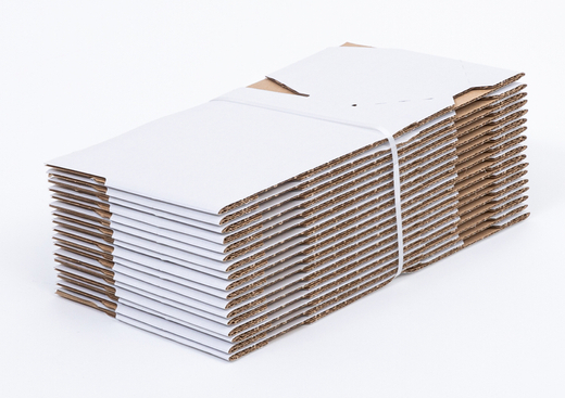 Karton klapowy 200x120x50mm 3W B 360g/m2 Biały Zestaw palet 10800 szt.