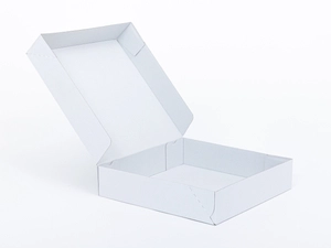 Karton fasonowy 350x350x80mm 3W E 420g/m2 Biały-Biały Paczka 100 szt.