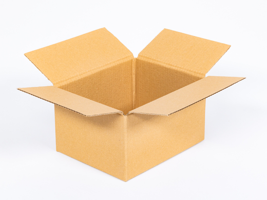 Karton klapowy 250x200x150mm 3W B 320g/m2 Szary Zestaw palet 6120 szt.