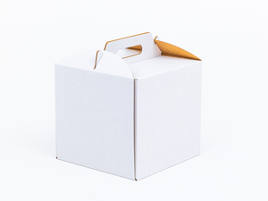 Opakowanie kartonowe na ciasta i torty 265x265x250 mm 3W E 400g/m² ...