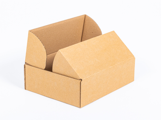 Karton fasonowy 250x200x80mm 3W B 380g/m2 Szary Paczka 240 szt.