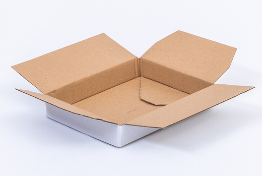 Karton klapowy 250x200x50mm 3W B 360g/m2 Biały Zestaw palet 4320 szt.