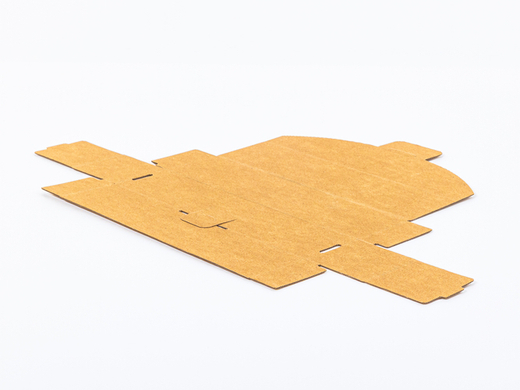 Brązowy karton ozdobny na 1 butelkę wina 318x85x87mm 4W FE 450g/m² FSC Mix Komplet 10 szt.