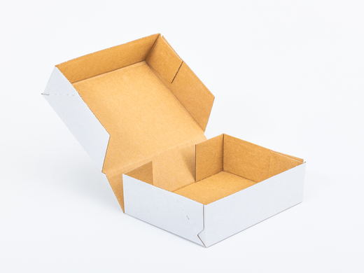 Karton fasonowy 200x150x60mm 3W E 370g/m2 Biały Komplet 20 szt.