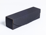 Czarny karton ozdobny na 1 butelkę wina 318x85x87mm 4W FE 450g/m² Paczka 260 szt.
