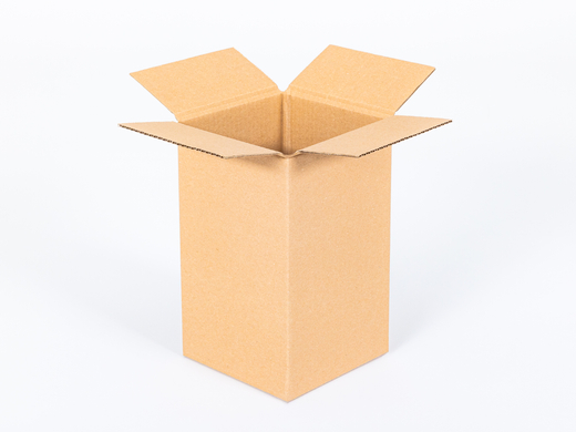 Karton klapowy 150x150x250mm wew. 3W B 320g/m2 Szary Zestaw palet 7680 szt.