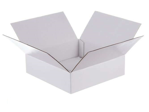 Karton klapowy 350x350x150mm 5W EB 570g/m2 Biały-Biały Paczka 70 szt.