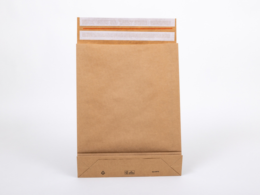 Koperty e-commerce z blokowym dnem brązowe BONG 350x450x80+100mm Paczka 400 szt.