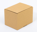 Karton fasonowy z paskiem klejowym i tasiemką zrywającą 200x150x150mm 3W B 380g/m2 Szary Zestaw palet 7830 szt.