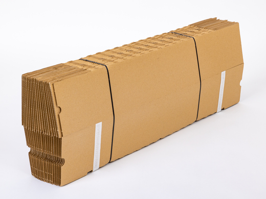 Tuba tekturowa z paskiem klejowym 150x150x600mm 3W B 440g/m2 Szara FSC Mix Komplet 20 szt.