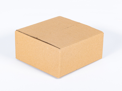 Karton klapowy 200x200x100mm 3W B 320g/m2 Szary Komplet 20 szt.