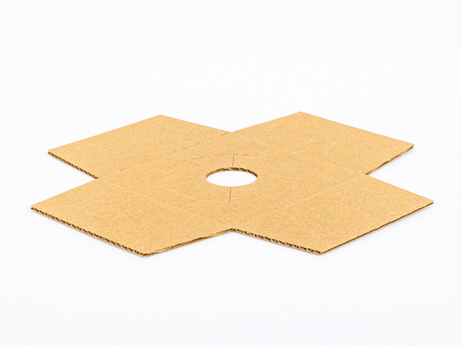 Wkładka do kartonu na małe rośliny fi 100mm 145x145x76mm 3W B 380g/m2 Szary Komplet 10 szt.