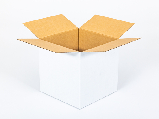 Karton klapowy 300x300x300mm 3W B 380g/m2 Biały Paleta 680 szt.