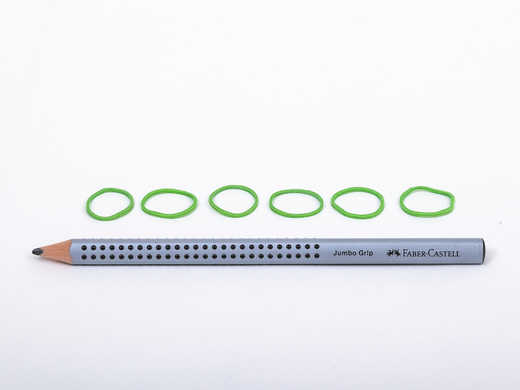 Gumki recepturki 20mm 1.2/1.2 Zielone op. 1 kg