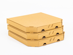 Karton na pizzę 320x320x40mm 3W E 380g/m2 Szary Zestaw palet 37500 szt.