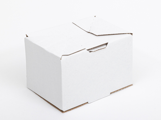 Karton fasonowy 121x89x73mm wew. 3W E 370g/m2 Biały Paczka 800 szt.